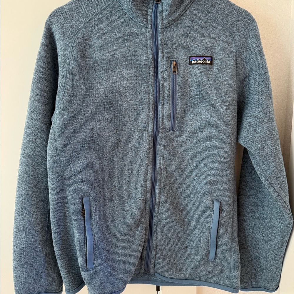 Patagonia Light Blue Fleece Jacket